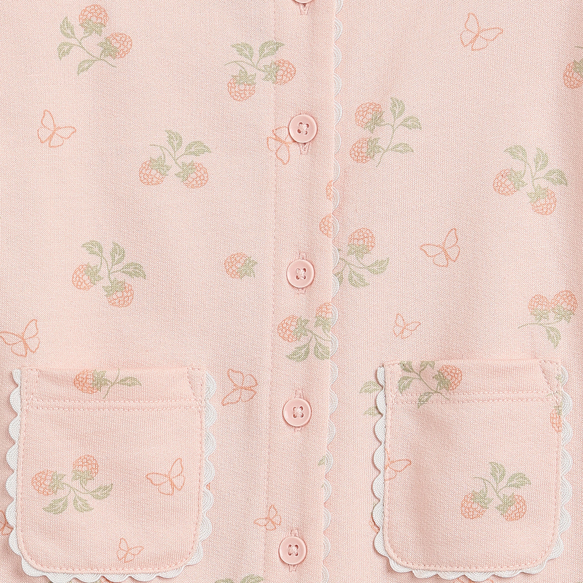 Baby Girls Peach Cotton Sleepsuit with Hat Regular Fit.