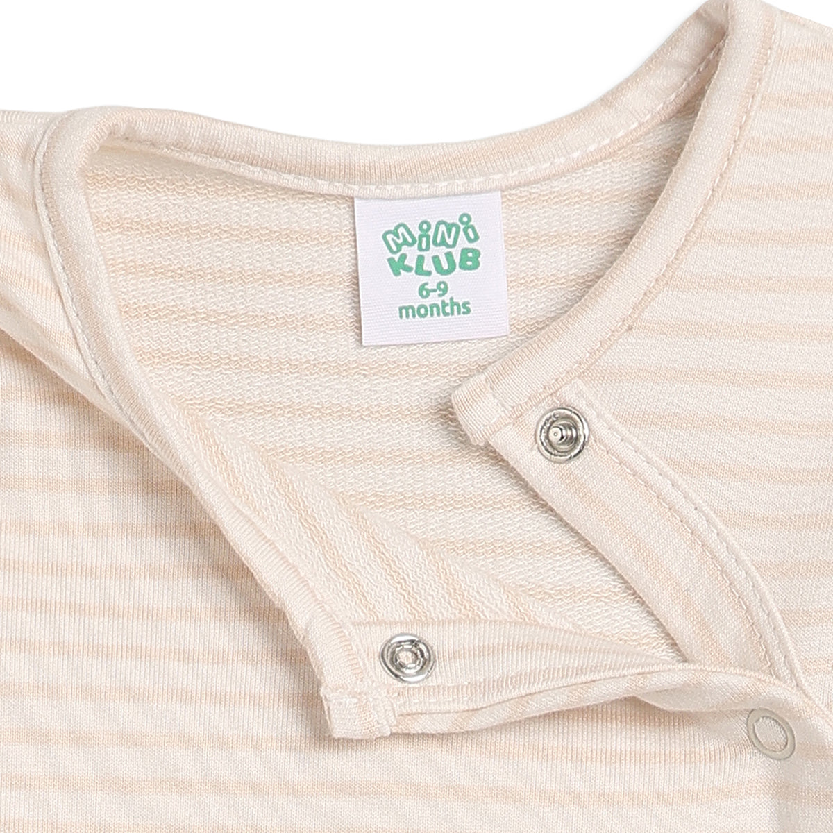 Baby Girls Mauve and Cream Sleepsuits Pack of 2 Regular Fit