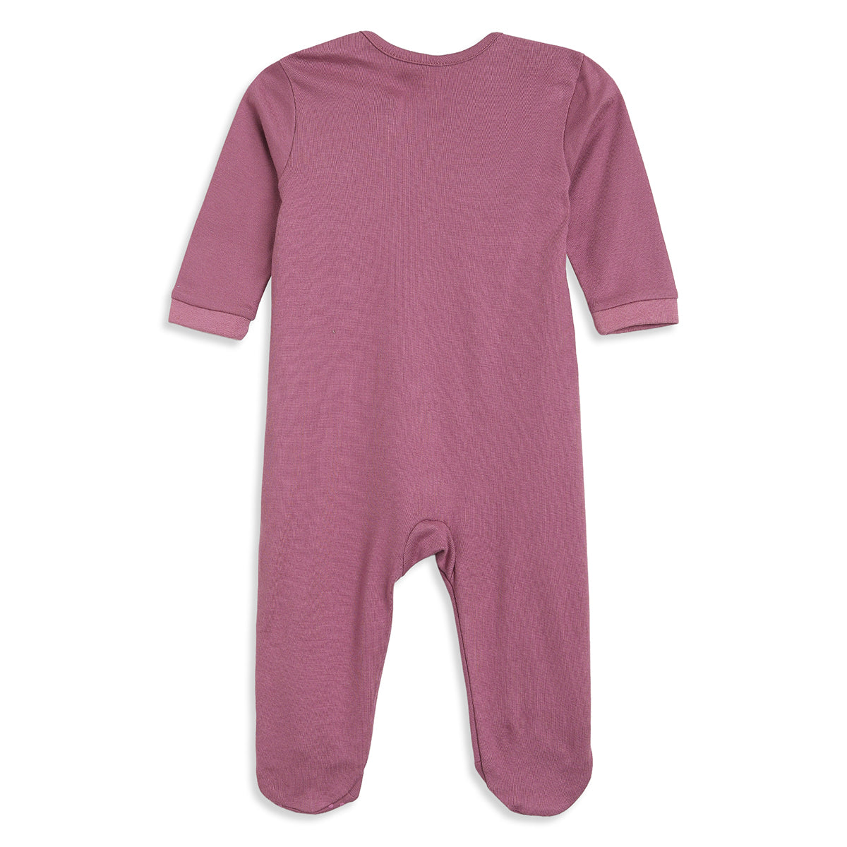 Baby Girls Mauve and Cream Sleepsuits Pack of 2 Regular Fit
