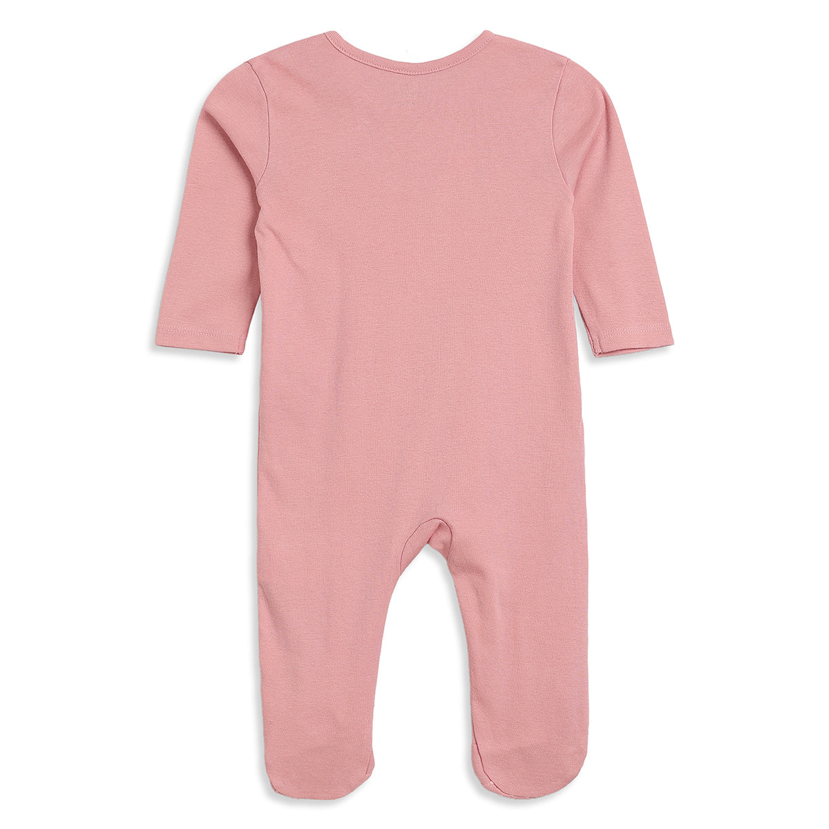 Baby Girls Yellow Pink Cotton Sleepsuits Pack of 2 Regular Fit Sleepwear