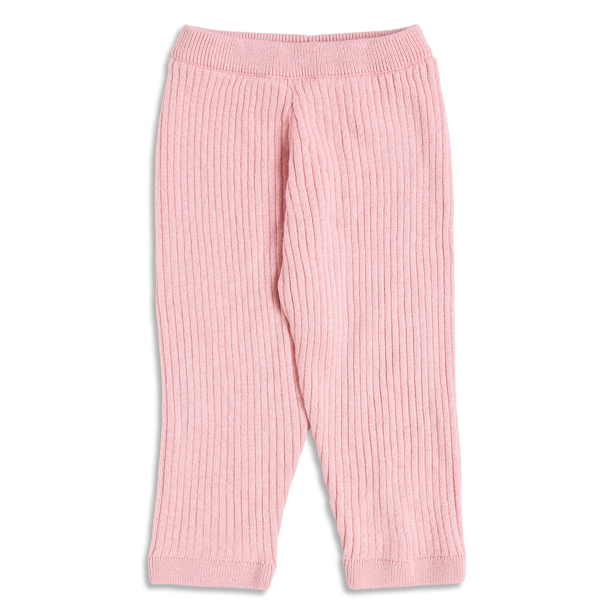 Baby Girls Light Pink Sweater Top and Bottom Set Regular Fit Winter Co-ord Set