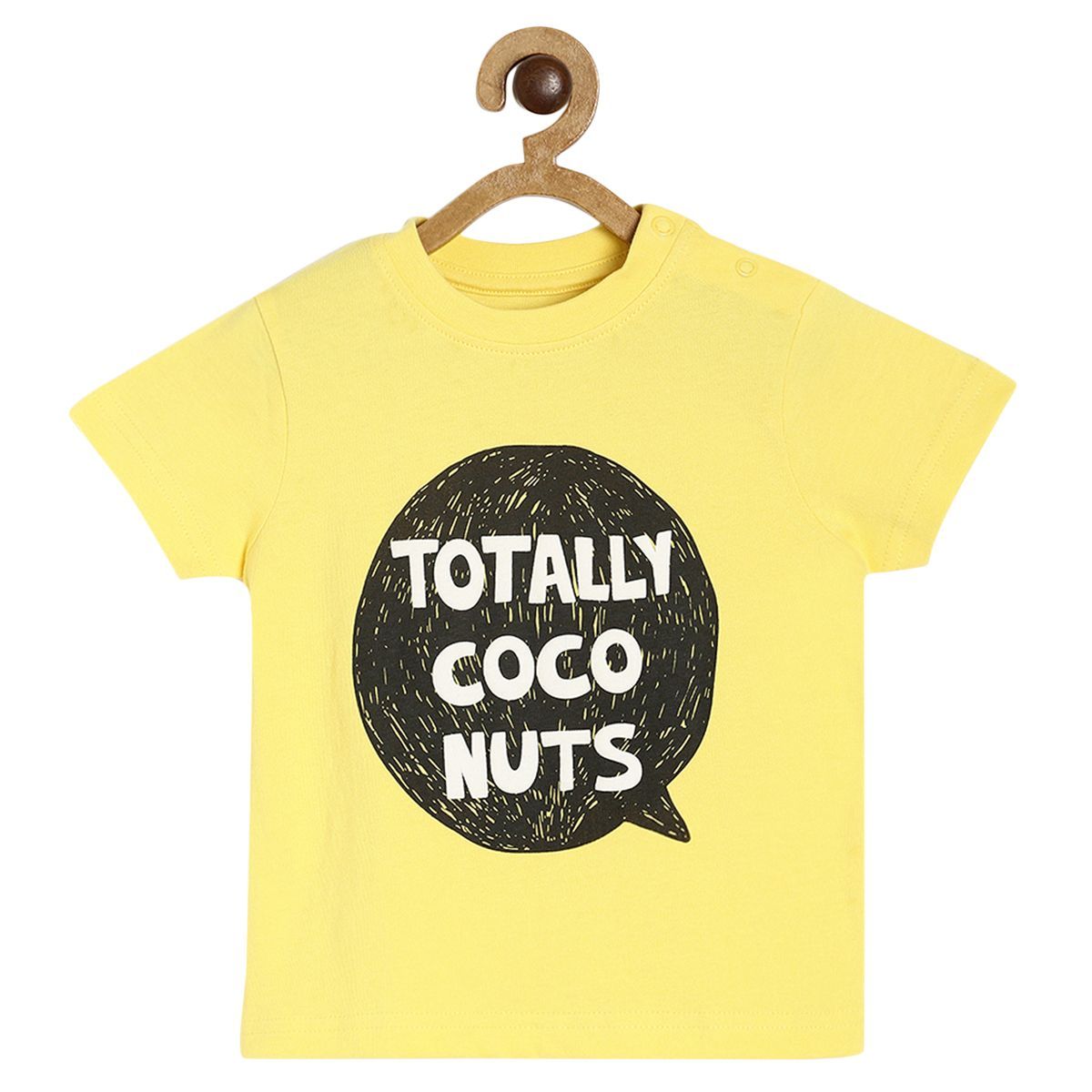 Pack of 1 knit t-shirt - yellow for 3-6 Months