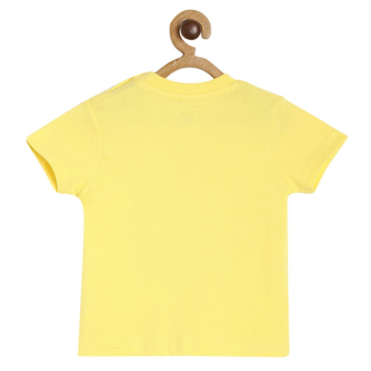 Pack of 1 knit t-shirt - yellow for 3-6 Months