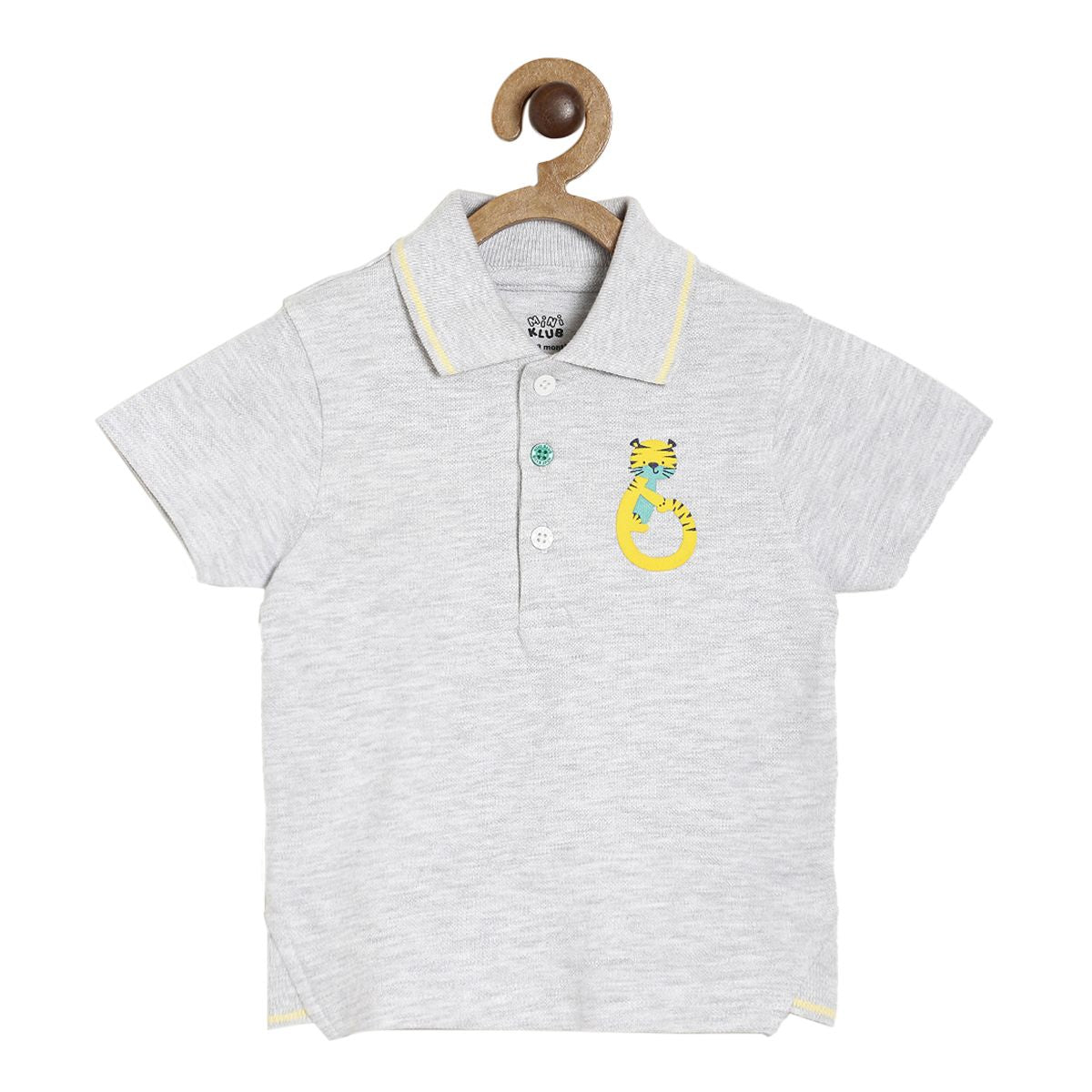 Boys Grey Marl T-Shirt