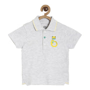 Boys Grey Marl T-Shirt