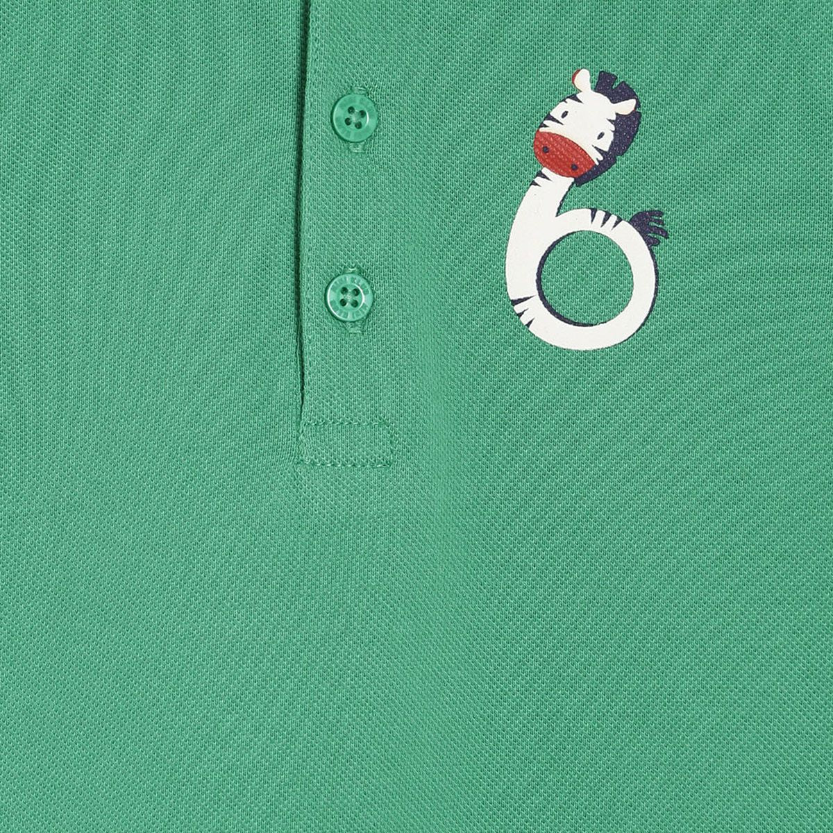 Pack of 1 knit pack of lo tee - dark green for 6-12 Months
