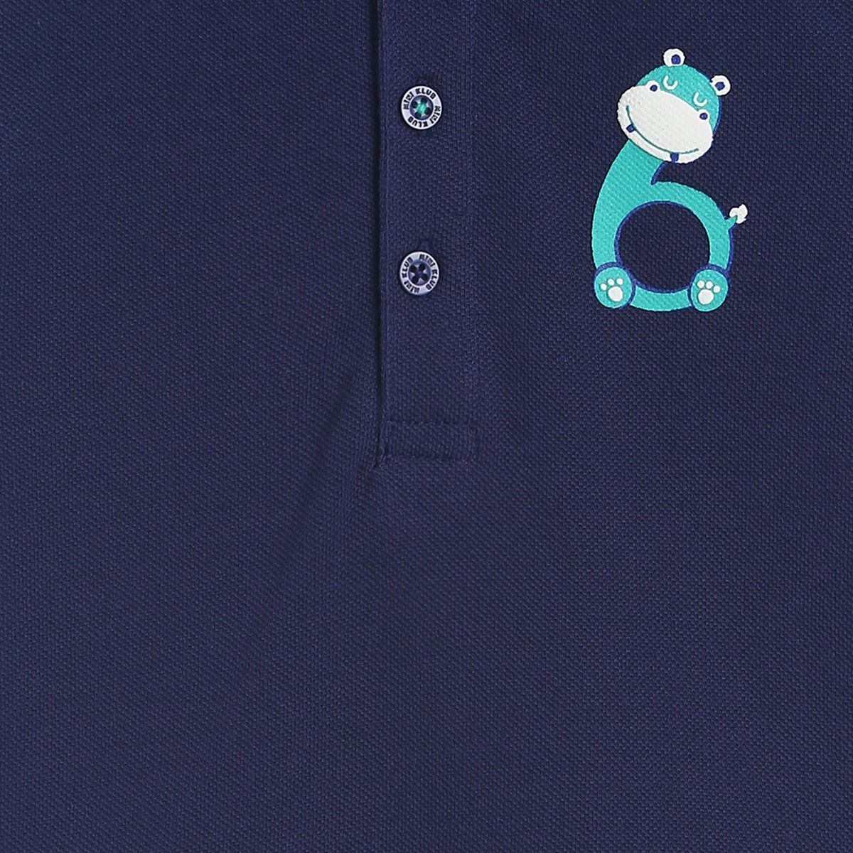 Pack of 1 knit pack of lo tee - navy for 6-12 Months