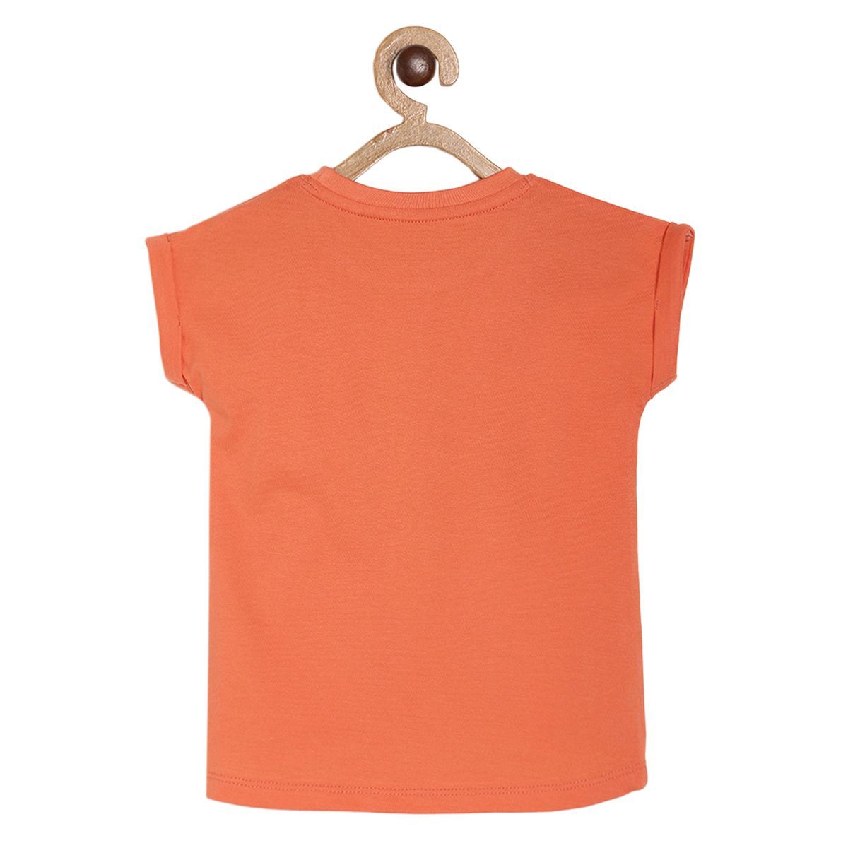 Pack of 1 knit top - coral for 3-6 Months