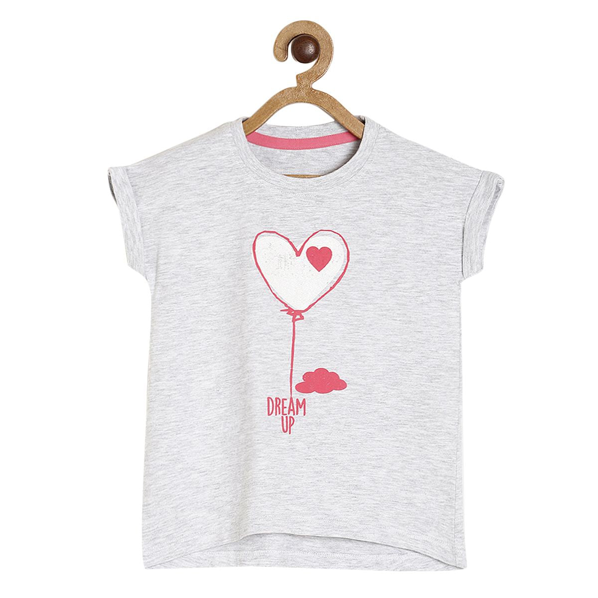Pack of 1 knit top - grey marl for 3-6 Months
