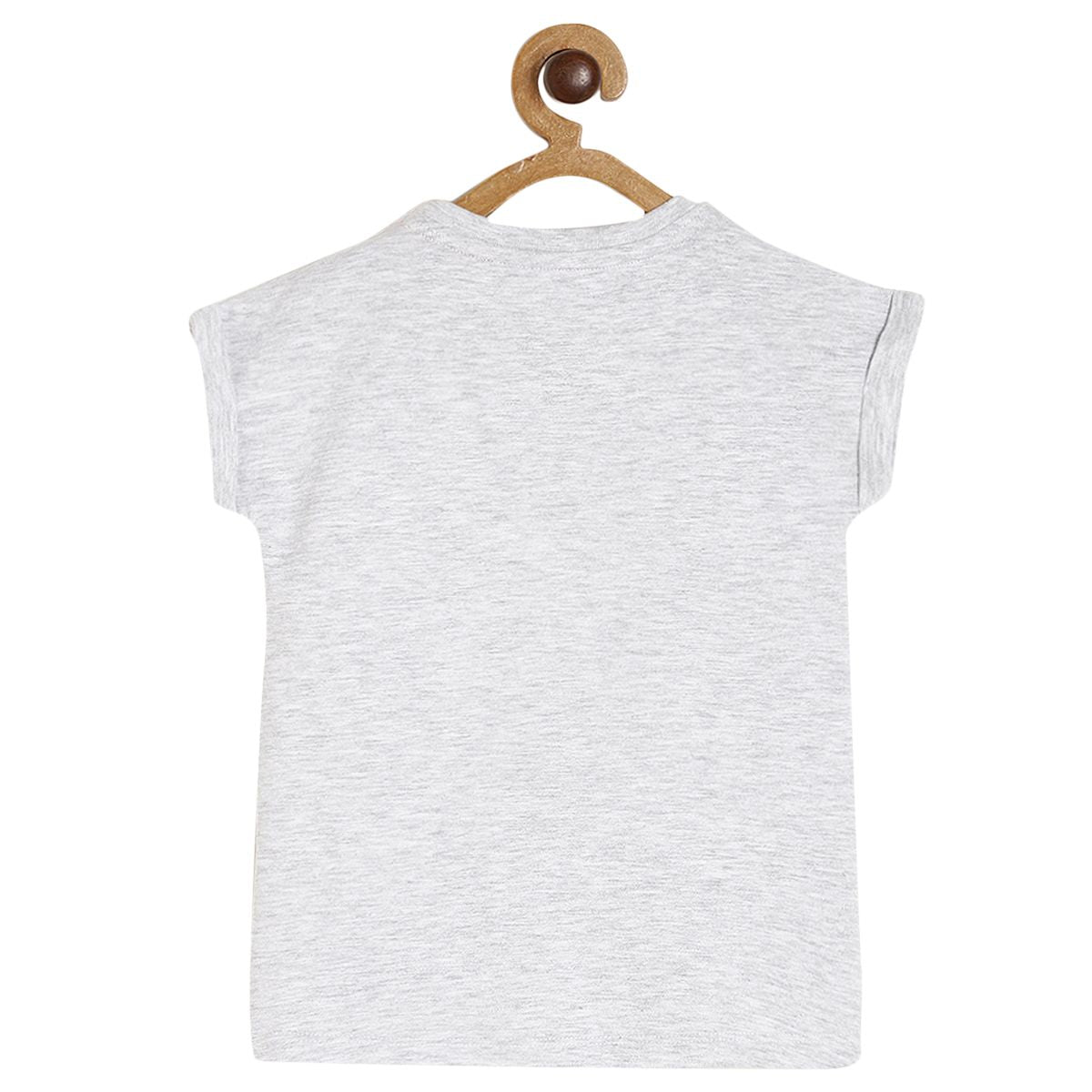 Pack of 1 knit top - grey marl for 3-6 Months
