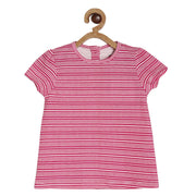 Pack of 1 knit top - pink & grey for 3-6 Months