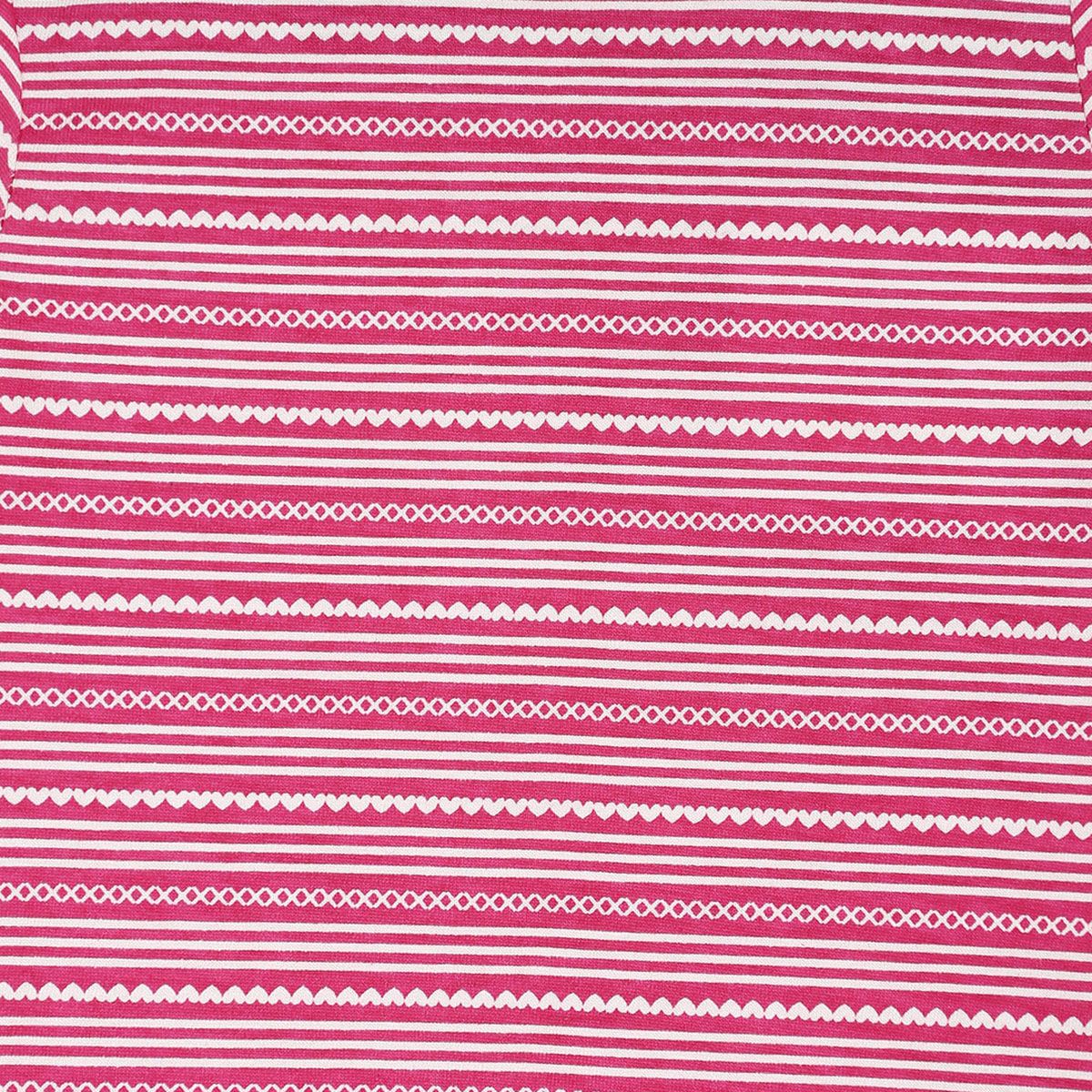 Pack of 1 knit top - pink & grey for 3-6 Months
