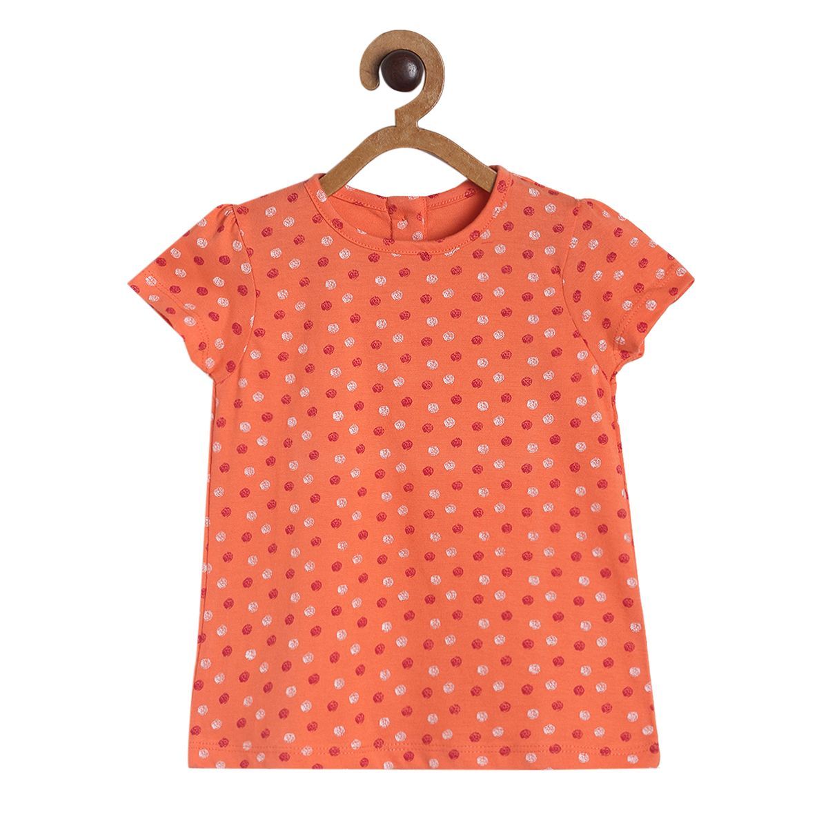Pack of 1 knit top - coral for 3-6 Months