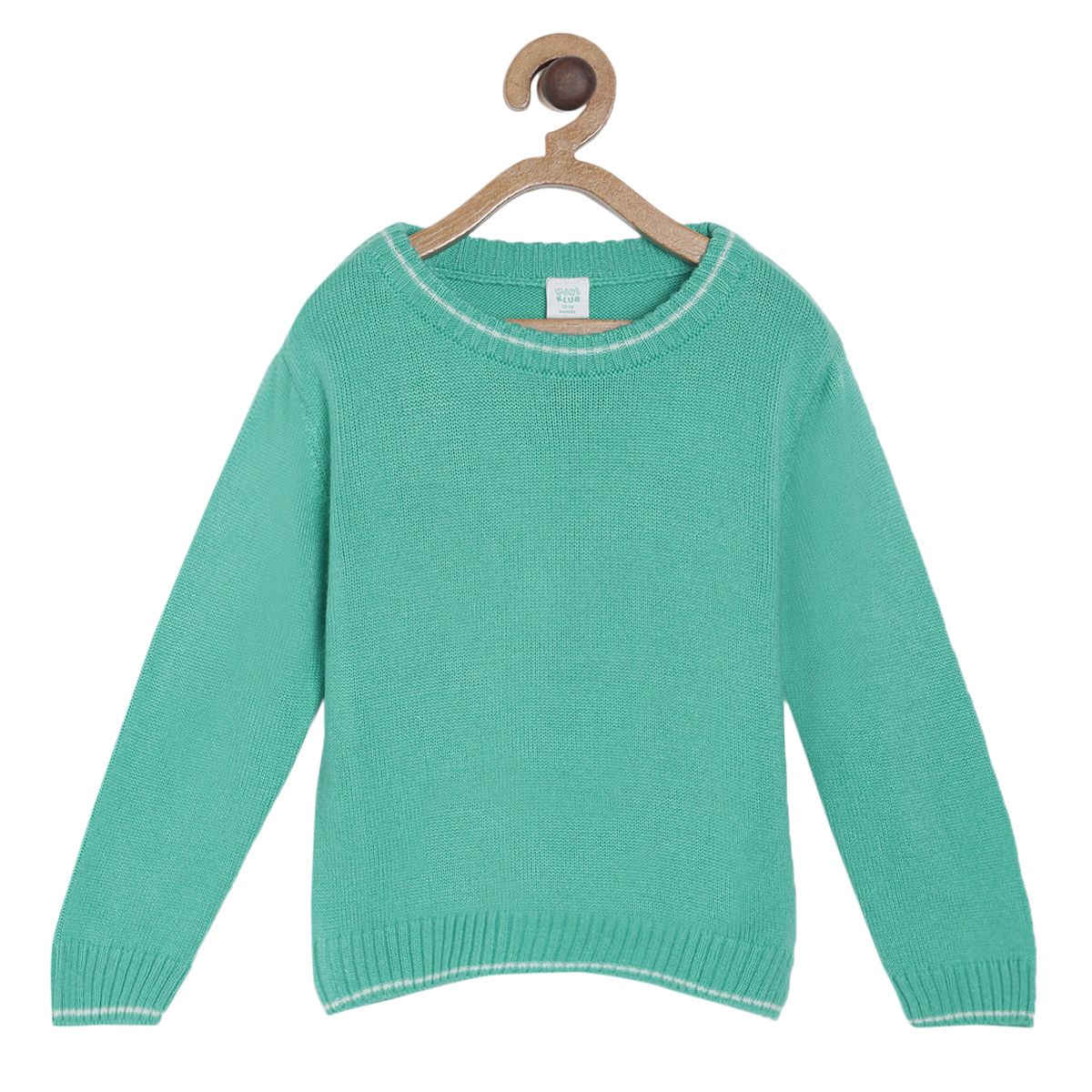 Pack of 1 sweater - green for 3-6 Months