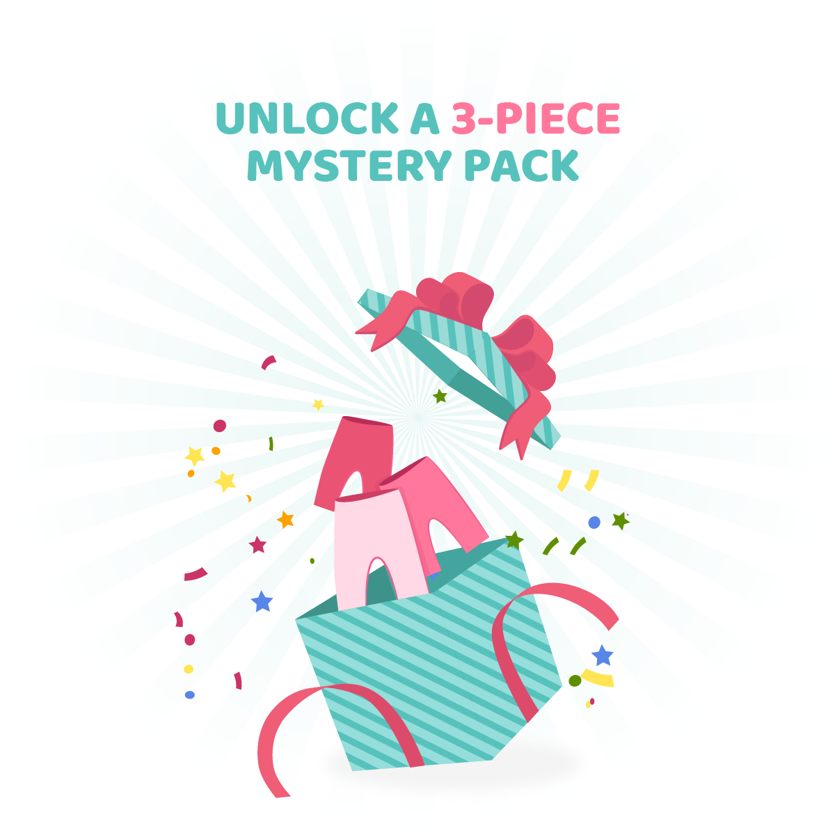 Baby Girls Pack Of 3 Legging Mystery Pack - 
Assorted