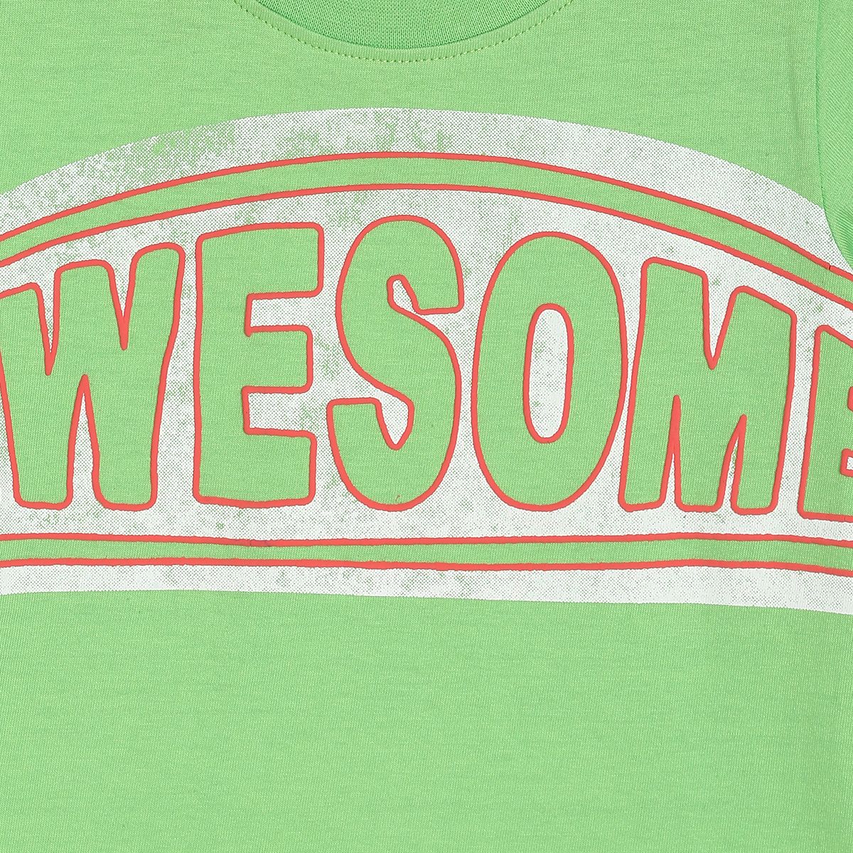 Boys Green Pack Of 1 T-Shirt