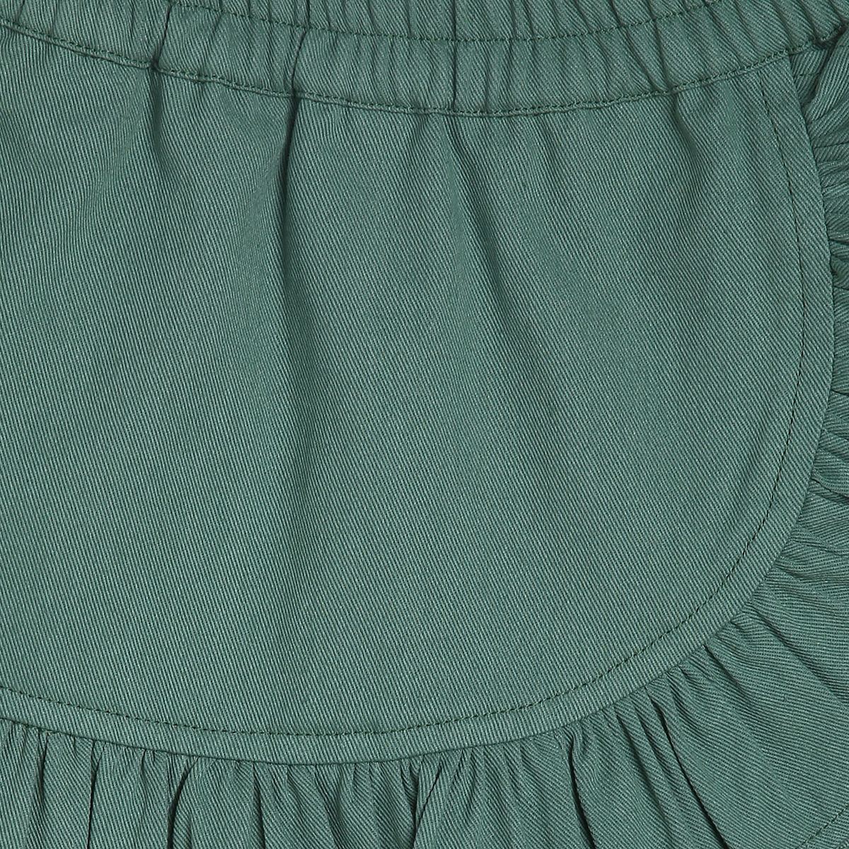 Girls Green Pack Of 1 Shorts
