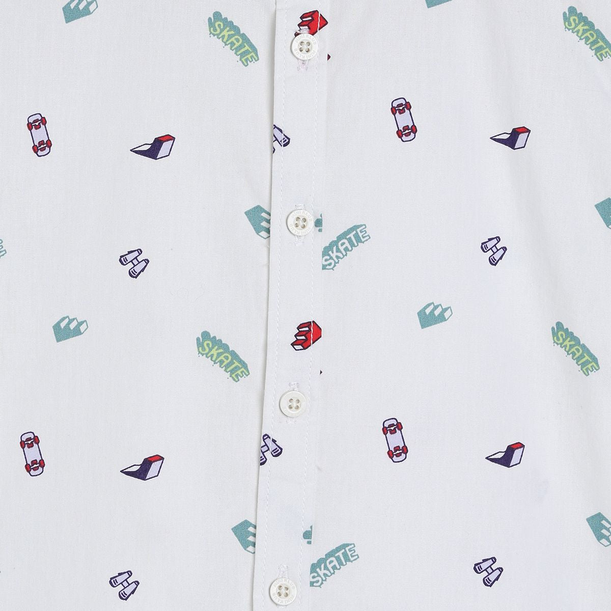 Boys White Pack Of 1 Shirt