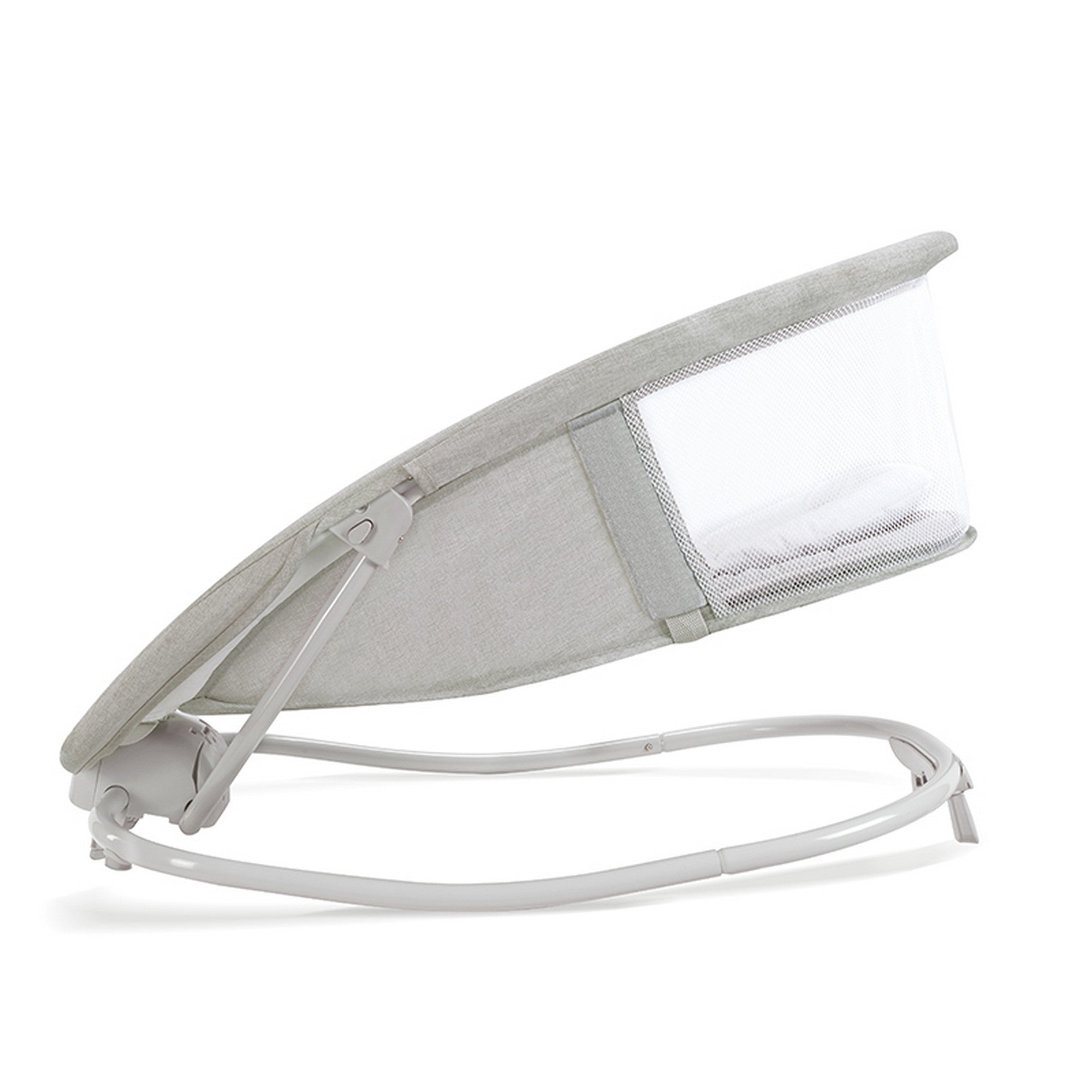Mastela Grey Electric Baby Rocker and Bouncer with Music, Mosquito Net and Canopy for Infants