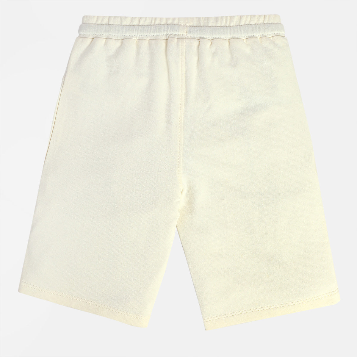 Boys White Knit Shorts