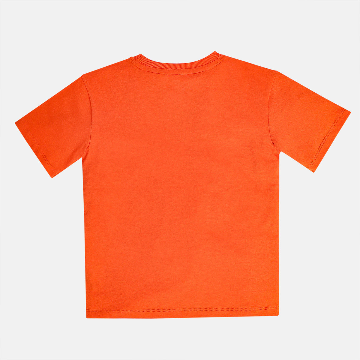 Boys Orange Pack Of 1 T-Shirt