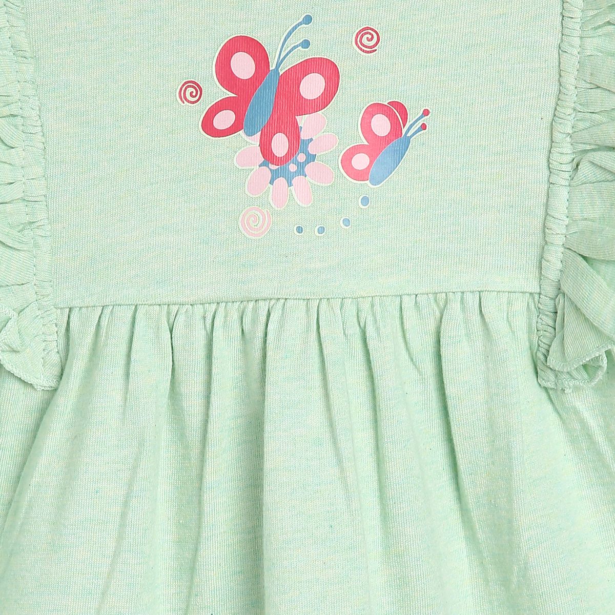 Girls Green Pack Of 1 Dress