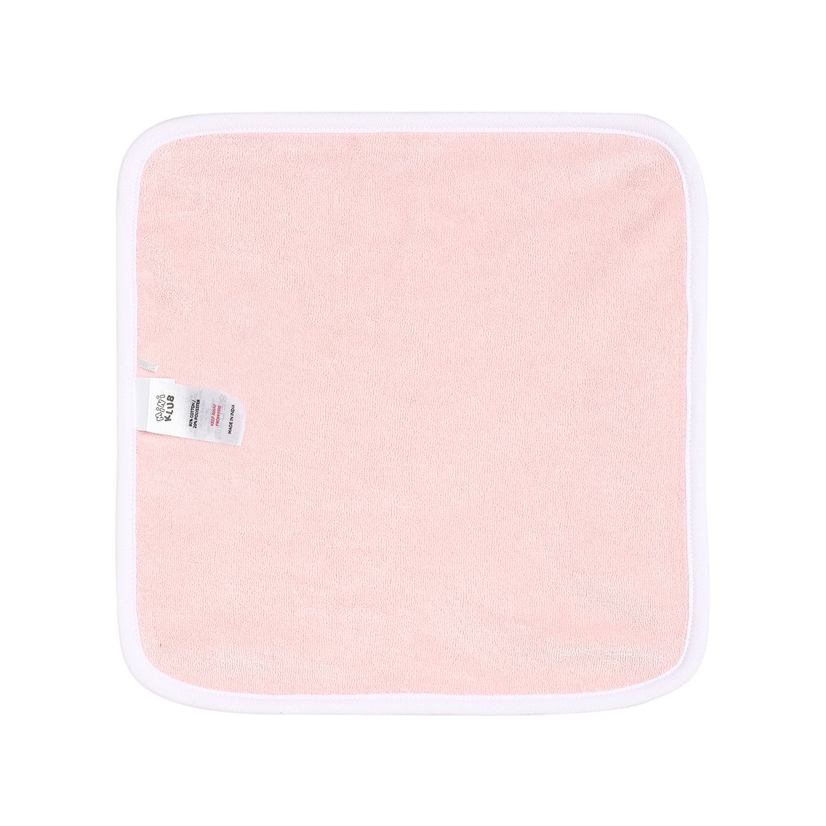 Baby Unisex Pink and Green Cotton Washcloths Pack of 4 Soft and Absorbent Bath Essentials