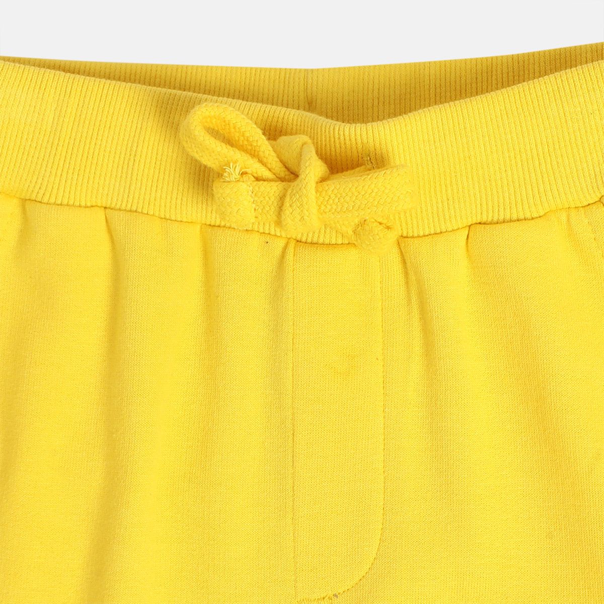 Boys Yellow Allaround Elastic Full Length Jogger