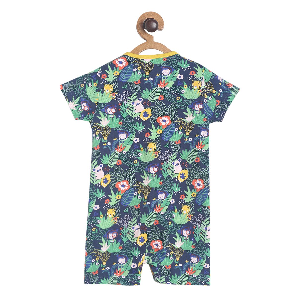 Pack of 2 romper - dark greyish blue for New Born