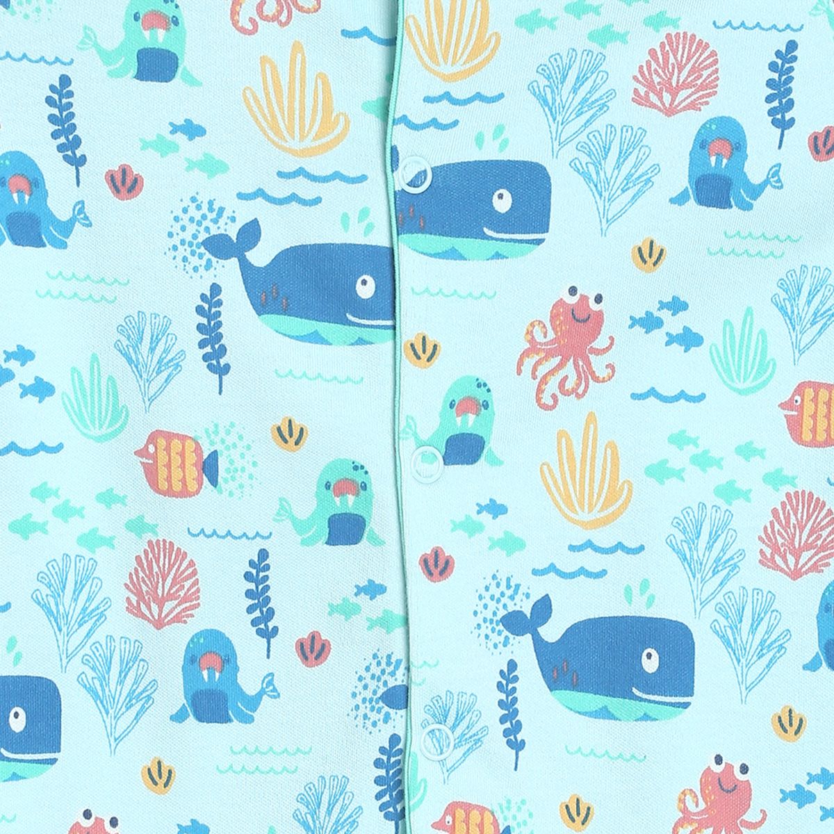 Pack of 1 romper - blue for New Born