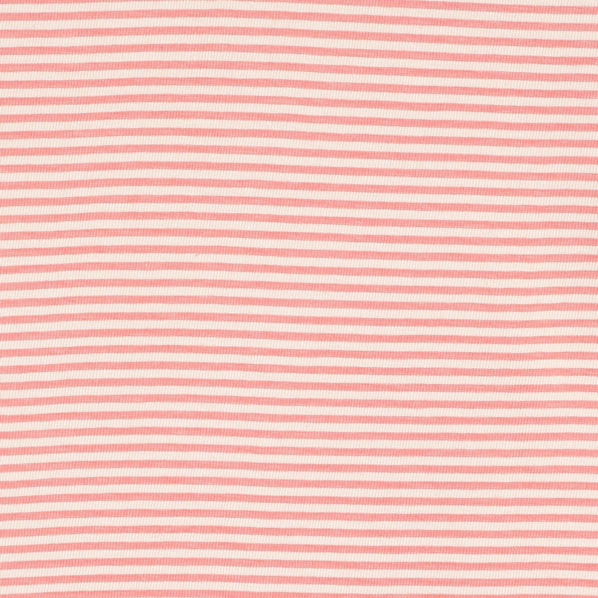 Baby Girls Striped Knit Top, Peach