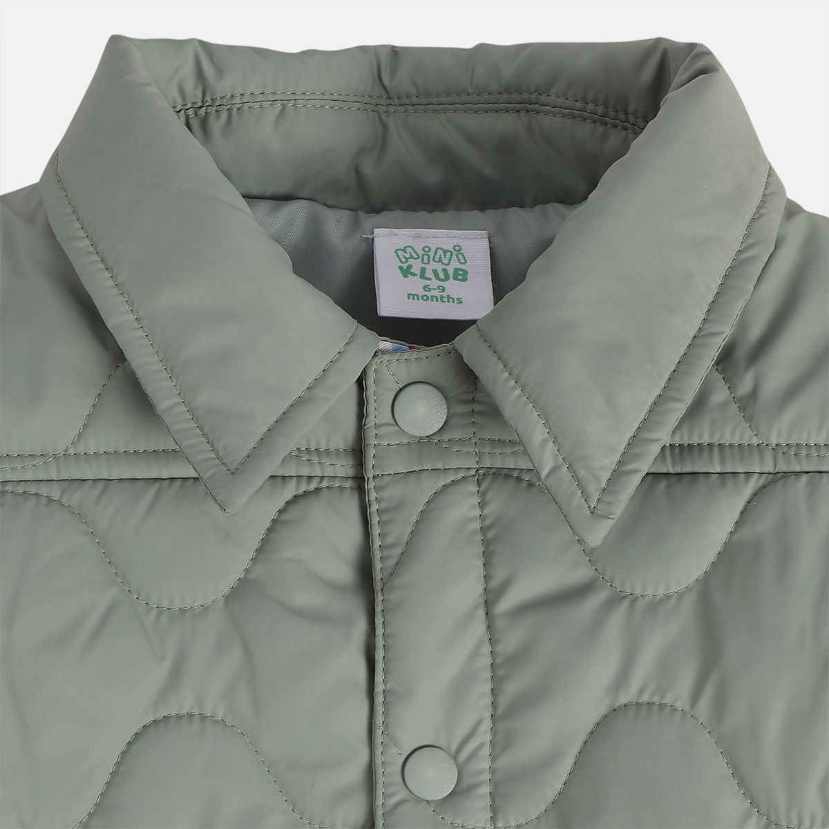 Boys Cotton Full Sleeves Solid Jacket - Grey