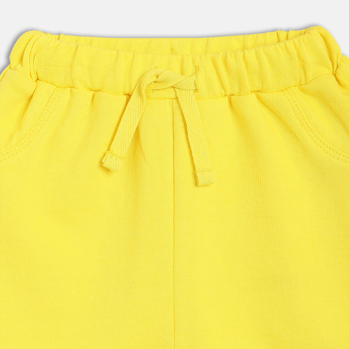 Baby Boys Solid Knit Shorts , Yellow