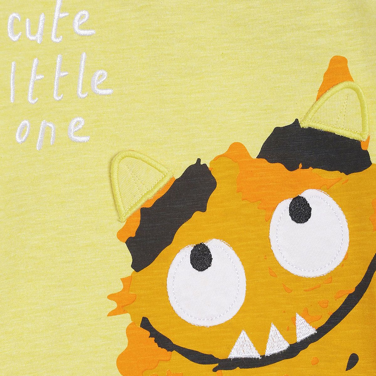 Pack of 1 t-shirt - yellow for 0-3 Months