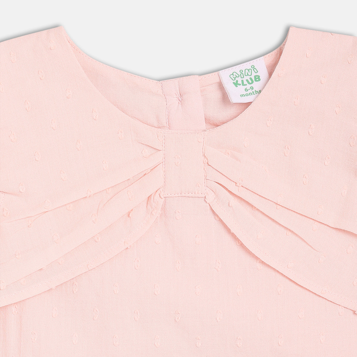 Girls Pink Cap Sleeve Woven Top