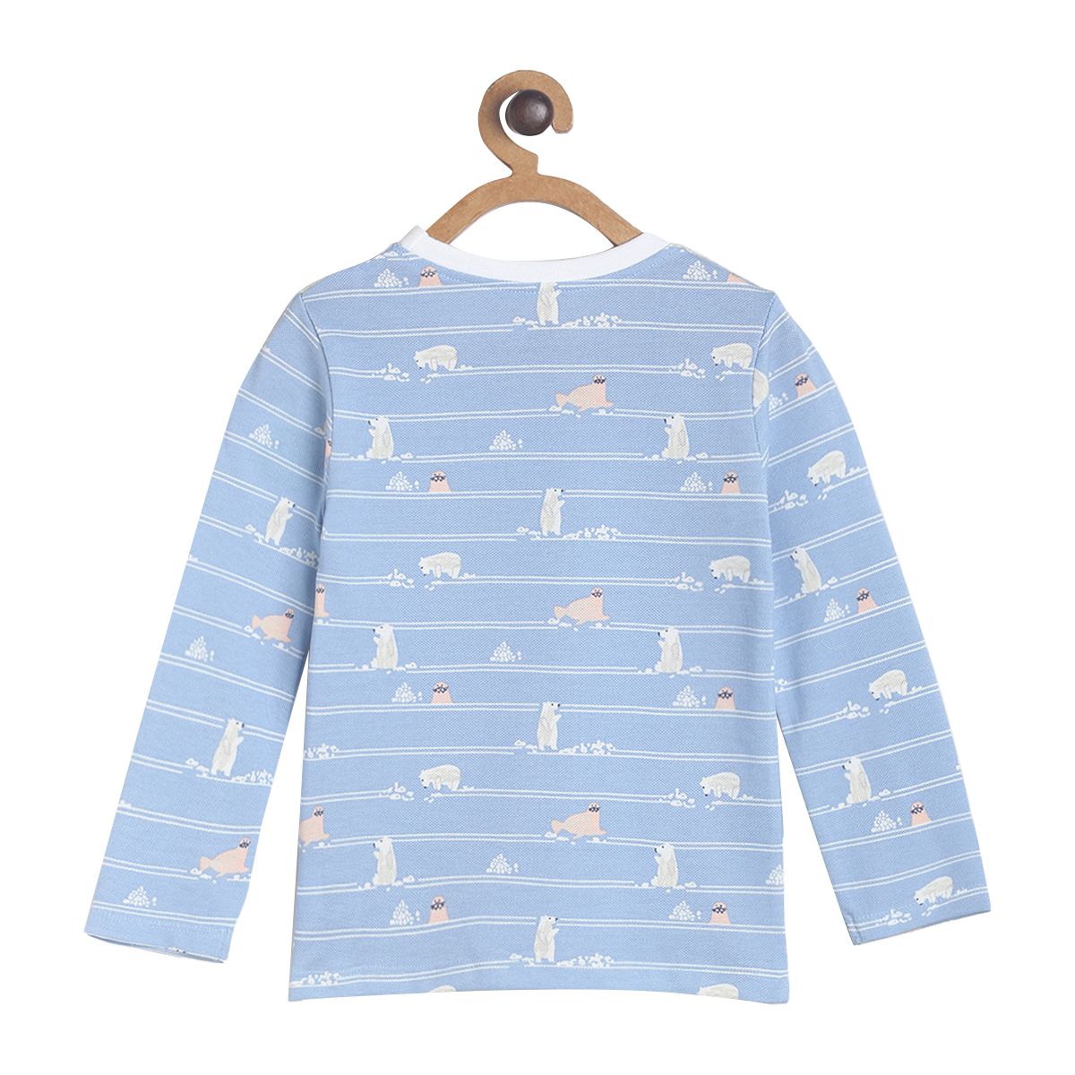 Pack of 2 t-shirt and bottom - blue for 3-6 Months