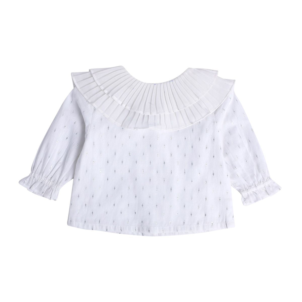 Girls White Pack Of 1 Woven Top