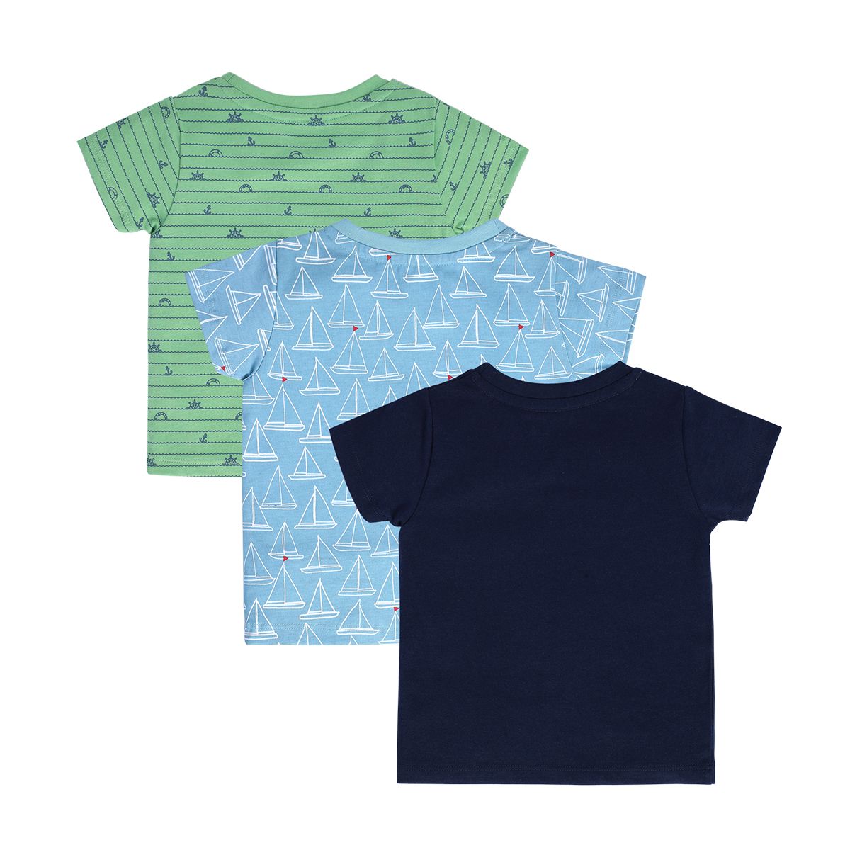 Boys Multicolor Pack Of 3 T-Shirt