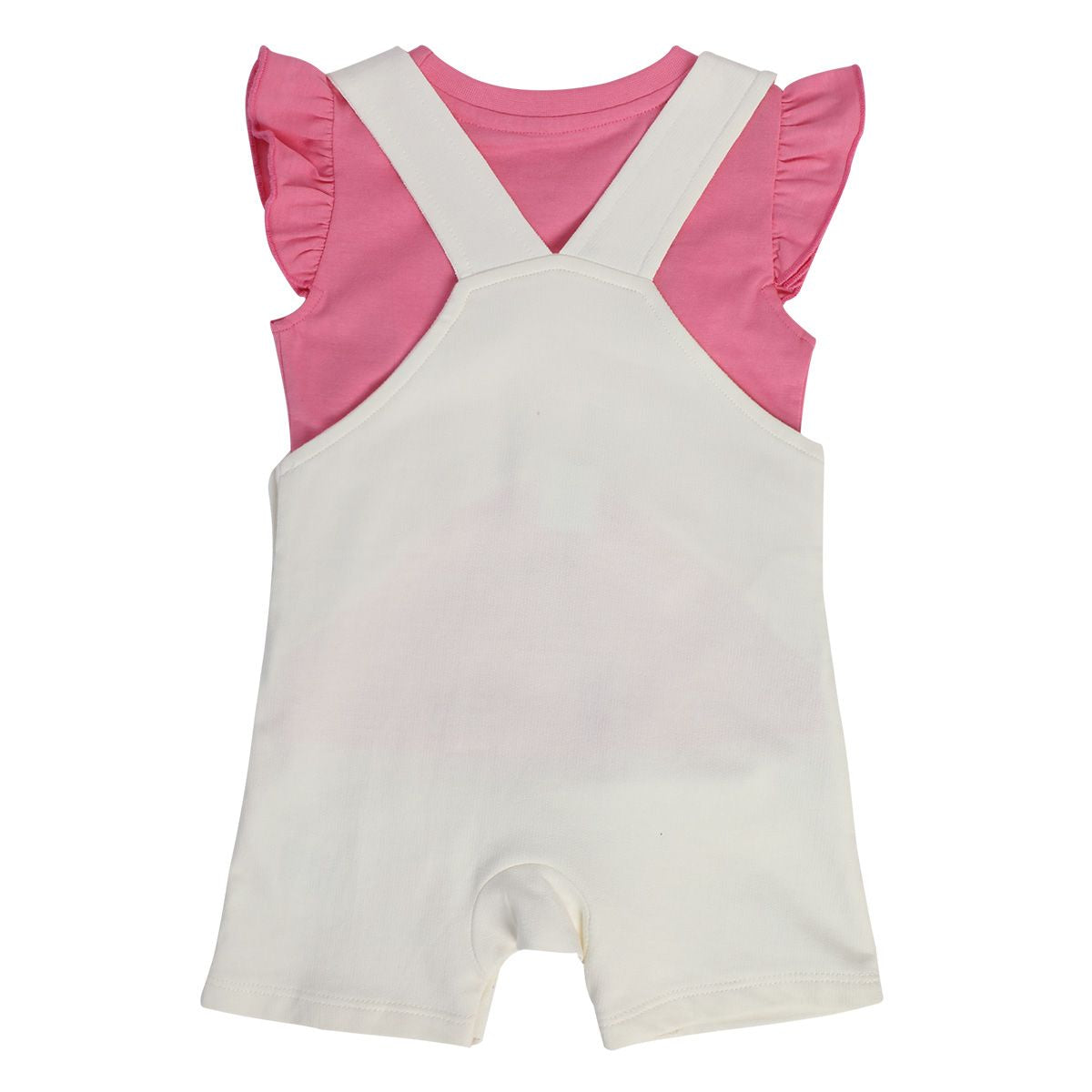 Girls Multicolor Pack Of 2 Dungaree Set