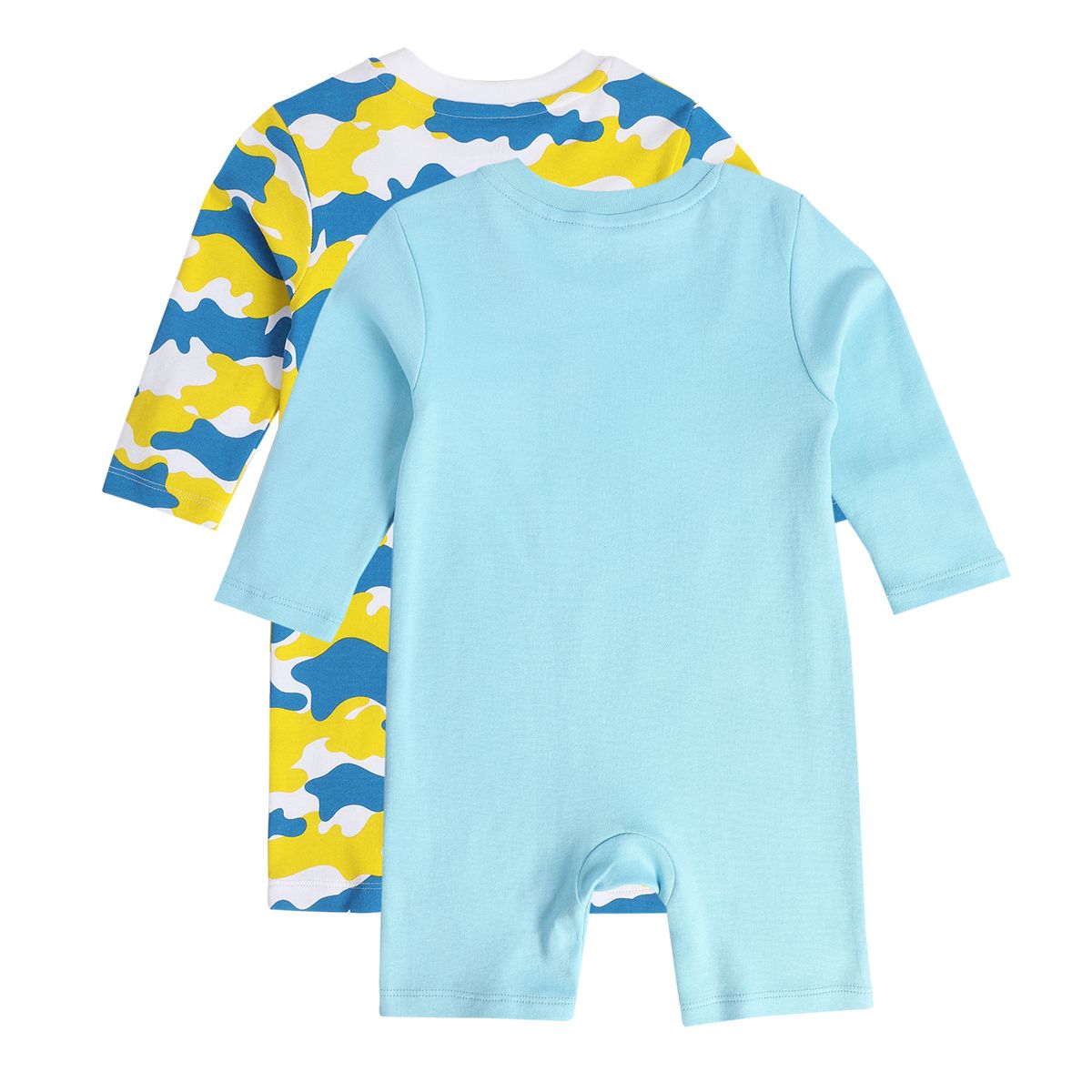 Boys Multicolor Pack Of 2 Romper