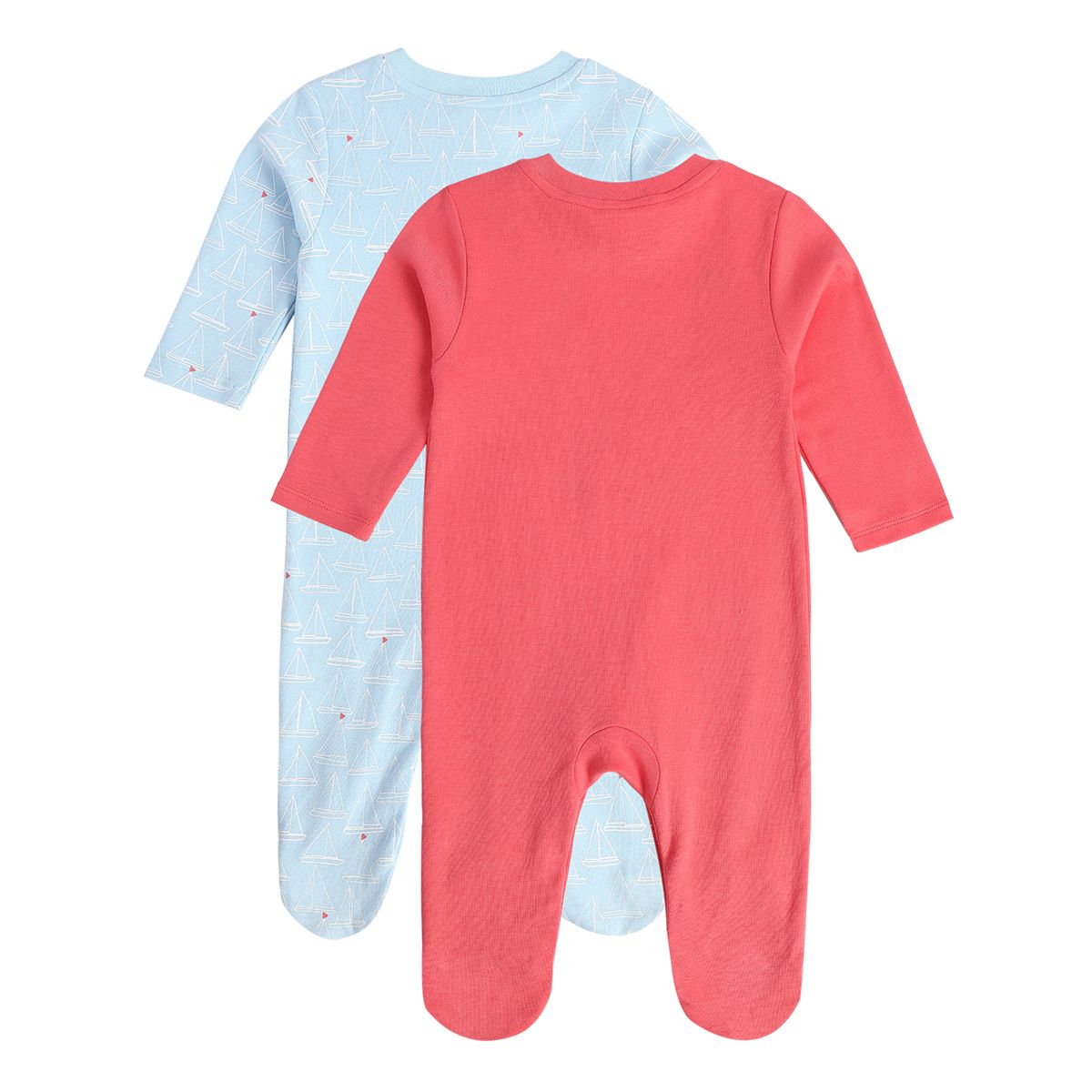 Boys Multicolor Pack Of 2 Sleep Suit