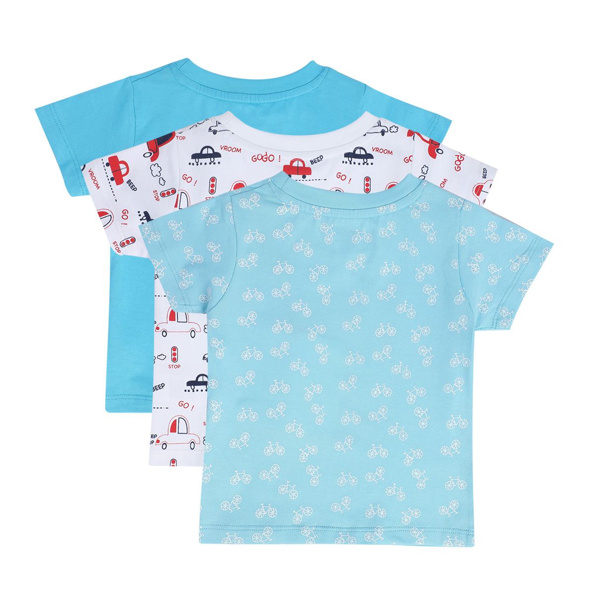 Boys Multicolor Pack Of 3 T-Shirt