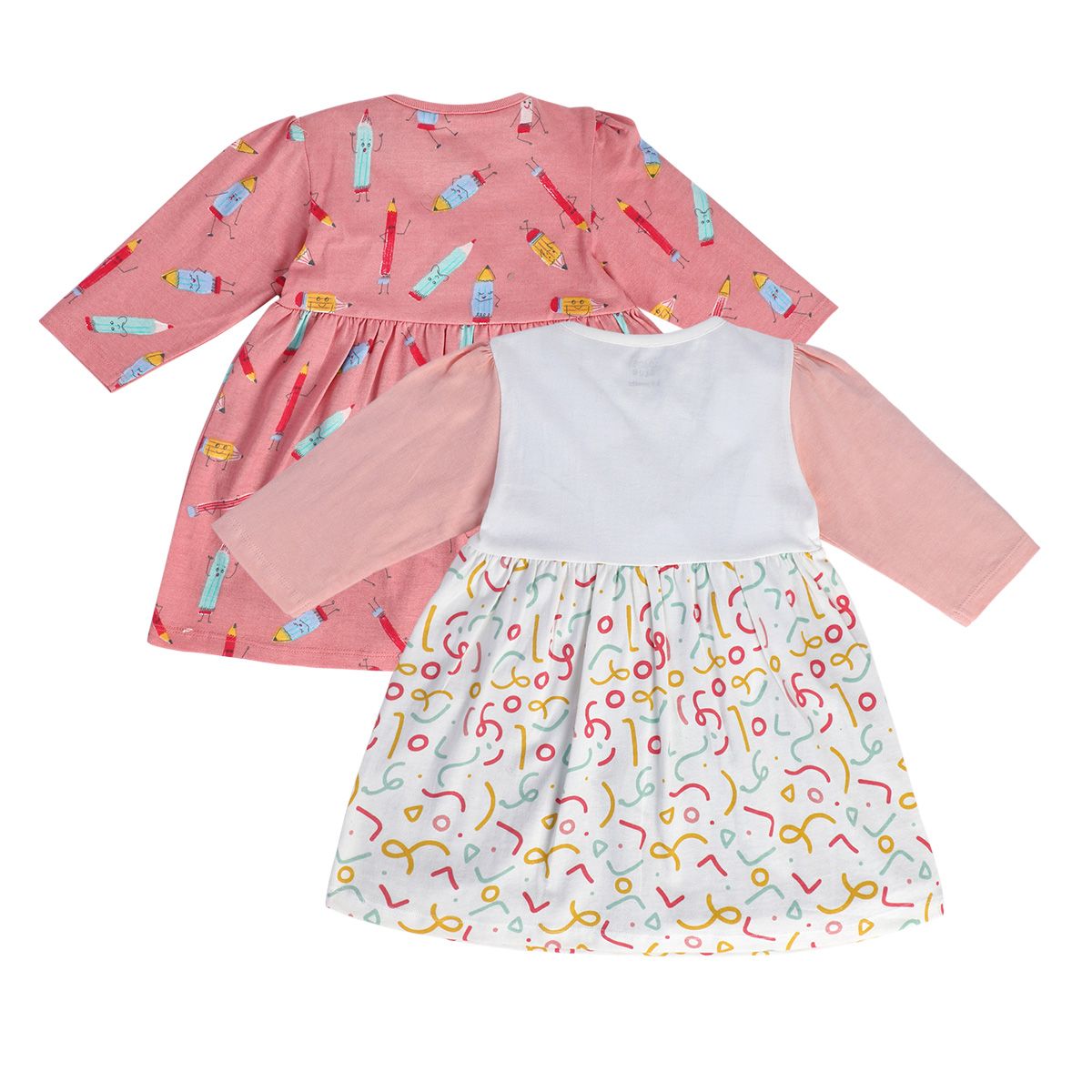 Girls Multicolor Pack Of 2 Dress