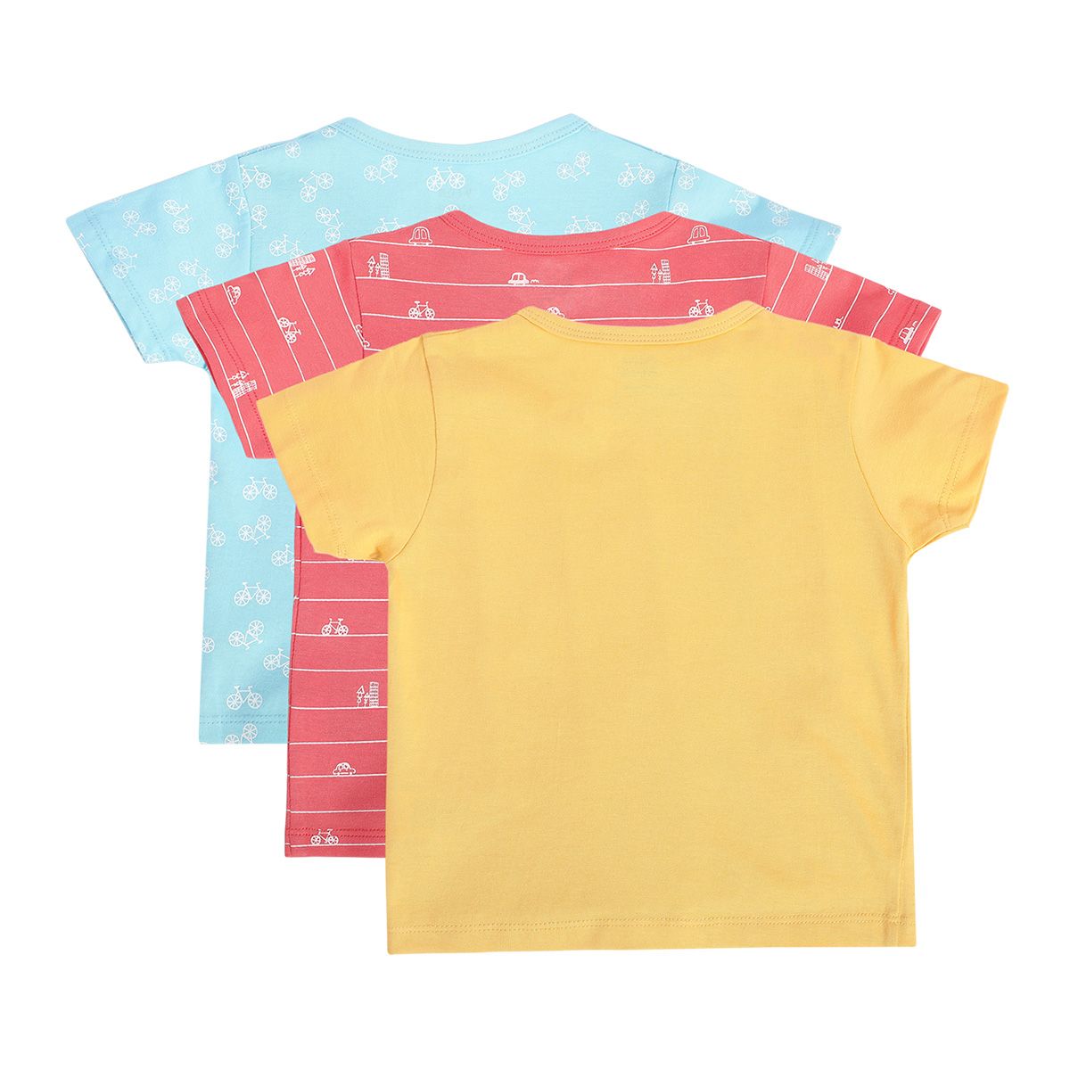 Boys Multicolor Pack Of 3 Front Open Vest
