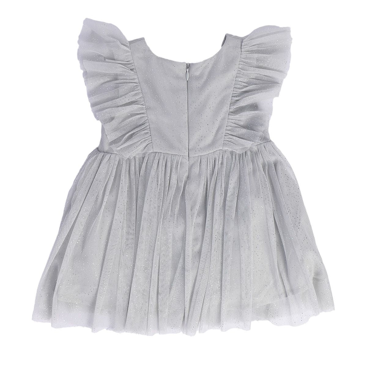 Girls Grey Pack Of 1 Dress
