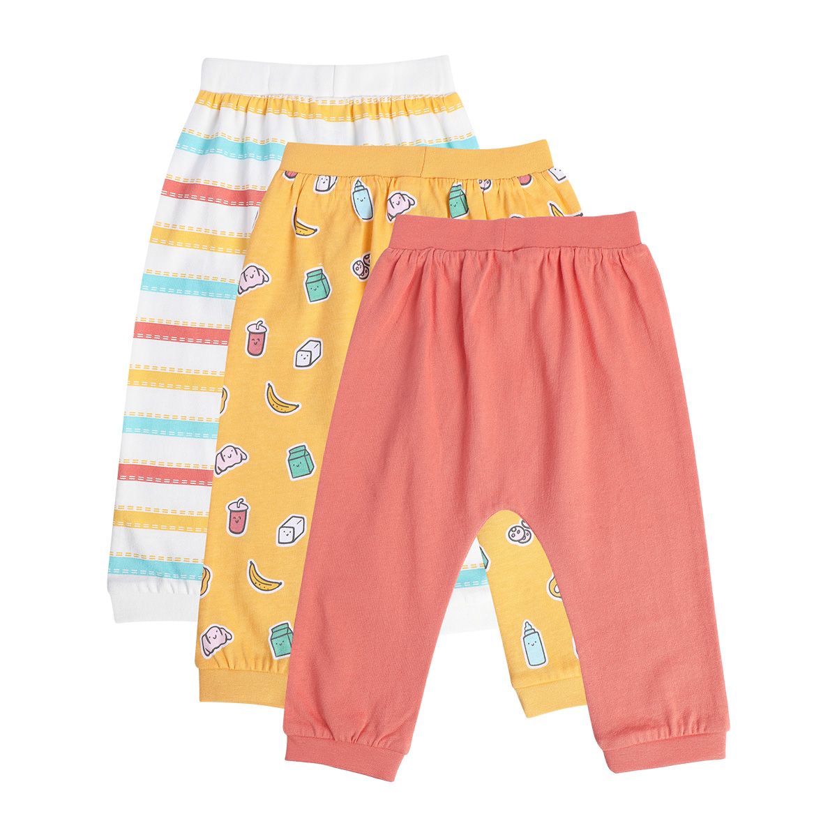 Boys Multicolor Pack Of 3 Knit Bottom