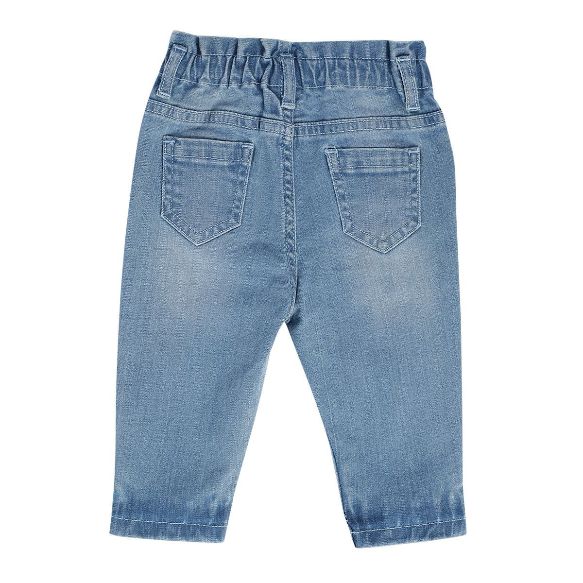 Girls Mid Blue Pack Of 1 Denim Pant