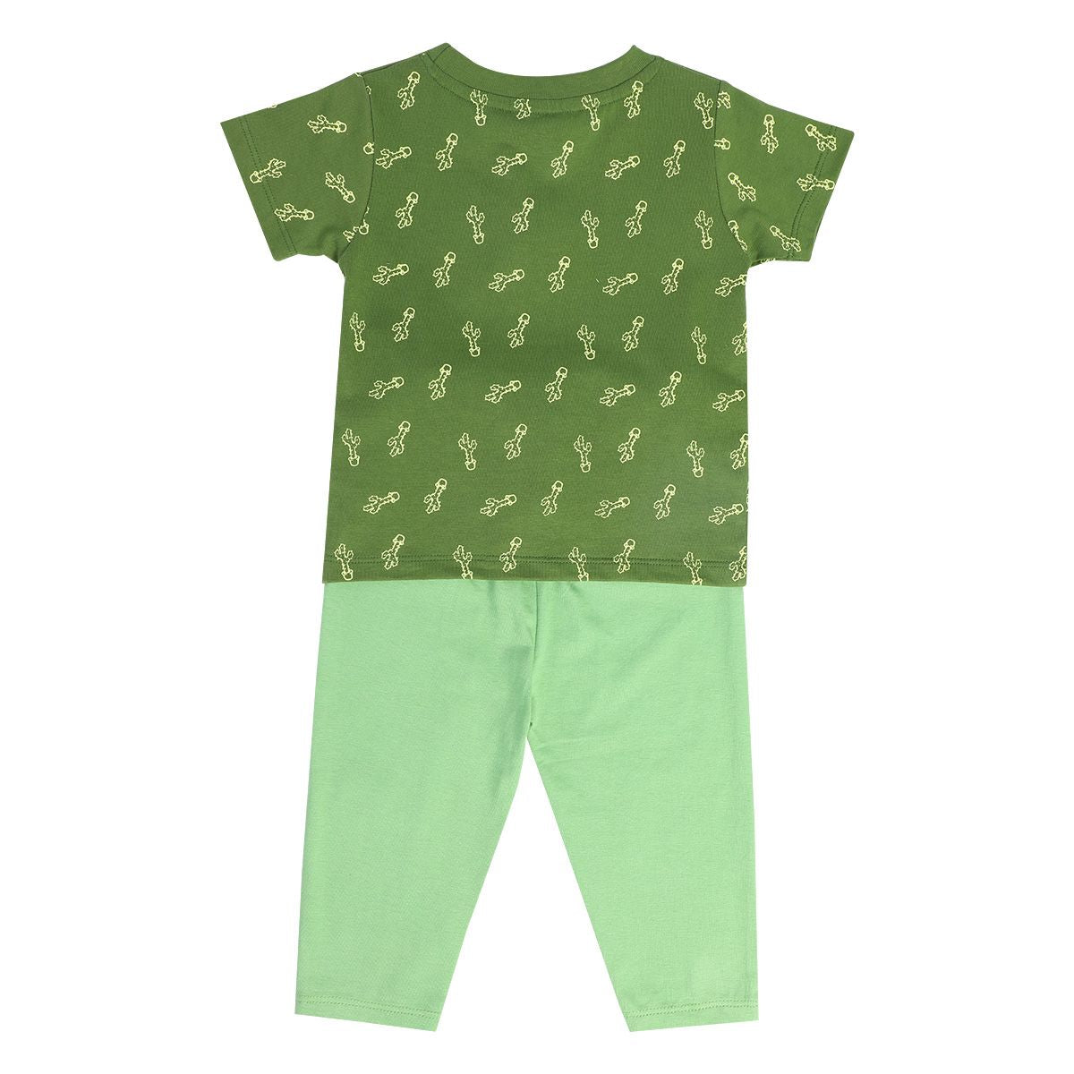 Boys Green Pack Of 2 Top And Bottom