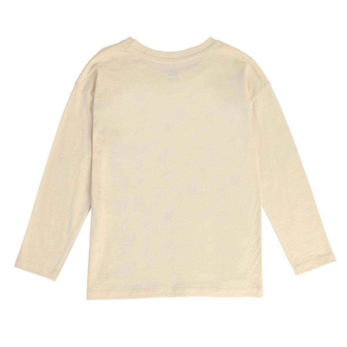 Boys Beige Pack Of 1 T-Shirt