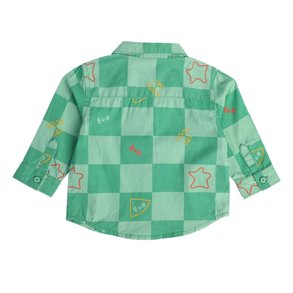 Boys Green Pack Of 1 Shirt
